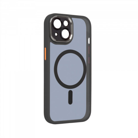 Чохол ArmorStandart Unit MagSafe SE для Apple iPhone 15 Black Orange (ARM75361)