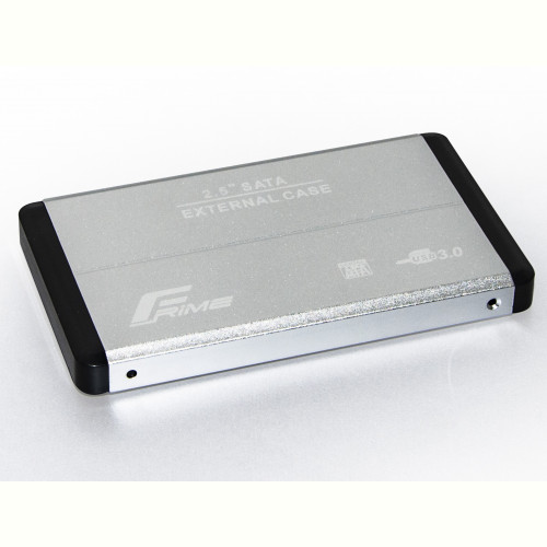 Зовнішня кишеня Frime SATA HDD/SSD 2.5", USB 3.0, Metal, Silver (FHE21.25U30)