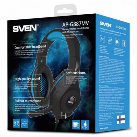 Гарнітура Sven AP-G887MV Black/Blue
