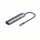Концентратор USB-C Baseus Mechanical Eye 6 in 1 Smart Grey (CAHUB-J0G)