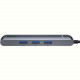 Концентратор USB-C Baseus Mechanical Eye 6 in 1 Smart Grey (CAHUB-J0G)