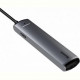 Концентратор USB-C Baseus Mechanical Eye 6 in 1 Smart Grey (CAHUB-J0G)
