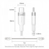 Кабель Vention USB Type-C - USB Type-C (M/M), 240W, 5A, 2 м, Gold (TRIJH)