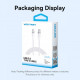 Кабель Vention USB Type-C - USB Type-C (M/M), 240W, 5A, 2 м, Gold (TRIJH)