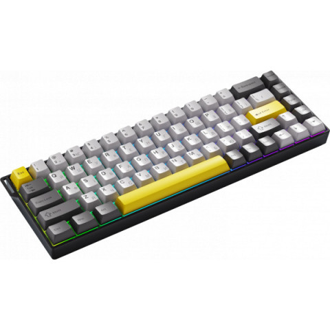 Ігрова магнітна клавіатура Ajazz AK680 V2 Ice Island Magnetic Switch (AK680-V2-I-BGY) Купити в Україні