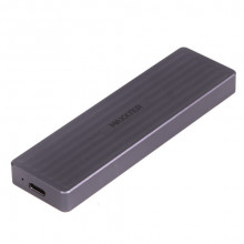 Зовнішня кишеня Maxxter M.2 NVMe PCIe, USB 3.2 Type-C, Metal, Black (EHDE-2280D-01)