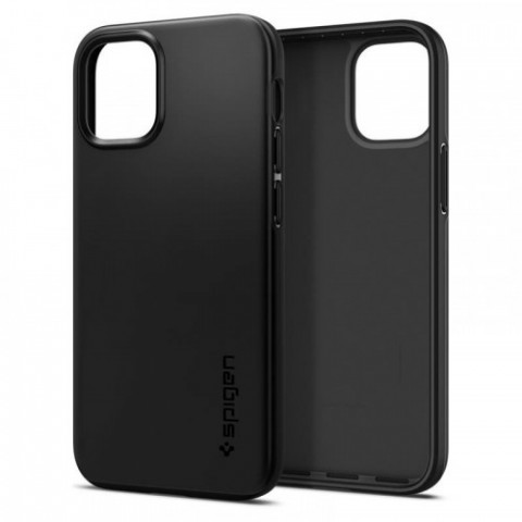 Чохол-накладка Spigen Thin Fit для Apple iPhone 12 Mini Black (ACS01739)