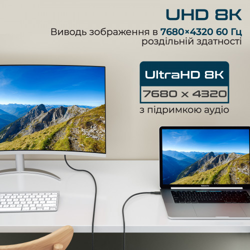 Кабель Promate USB Type-C - USB Type-C (M/M), 5 A, 240 W, 2 м, PowerBolt240 Black (powerbolt240-2m.black)