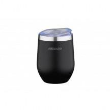 Термокухоль Ardesto Compact Mug, 350мл, нержавіюча сталь, чорний