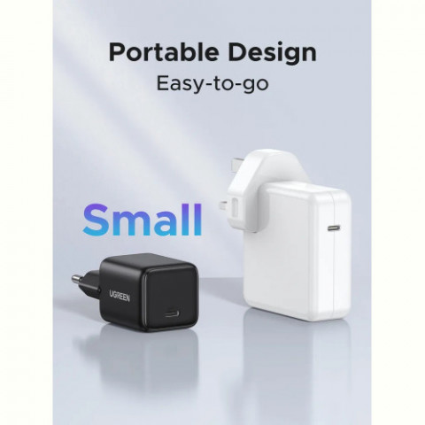 Зарядний пристрій Ugreen X512 1xUSB 20W (USB-C) Black (55553)