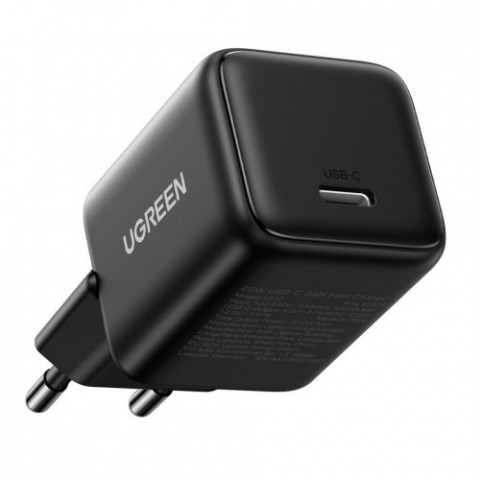Зарядний пристрій Ugreen X512 1xUSB 20W (USB-C) Black (55553)
