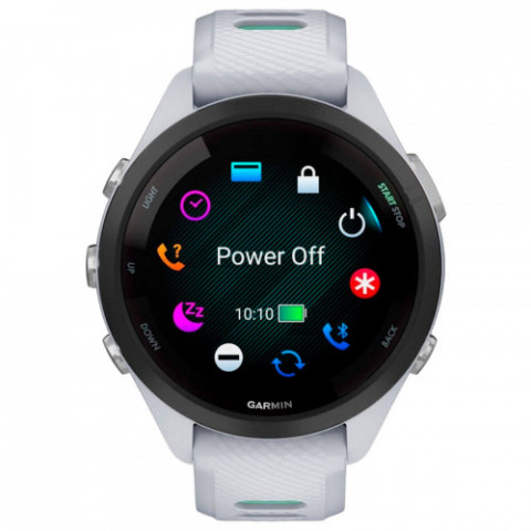 Смарт-годинник Garmin Forerunner 265S Black Bezel with Whitestone Case and Whitestone/Neo Tropic Silicone Band (010-02810-54)