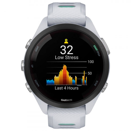 Смарт-годинник Garmin Forerunner 265S Black Bezel with Whitestone Case and Whitestone/Neo Tropic Silicone Band (010-02810-54)