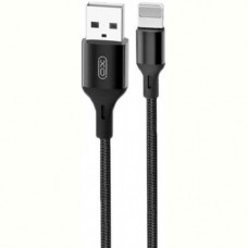 Кабель XO NB143 USB-Lightning 2.1A 2м Black (XO-NB143i2-BK)