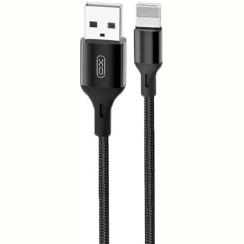 Кабель XO NB143 USB-Lightning 2.1A 2м Black (XO-NB143i2-BK)