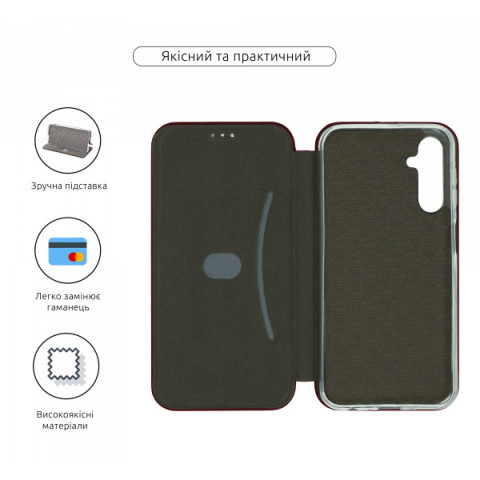 Чохол-книжка ArmorStandart G-Case для Samsung A24 4G (A245) Marsala (ARM68183)