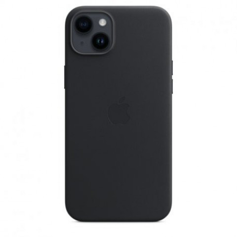 Чохол Apple iPhone 14 Plus Leather Case with MagSafe Midnight (MPP93)