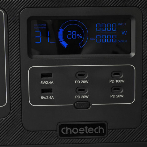 Зарядна станція Choetech 1200W (39236)