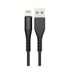 Кабель Grand-X USB-Lightning, 1.2м Black (FL-12B)