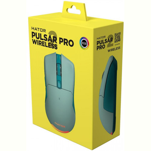 Миша бездротова Hator Pulsar 2 Pro Wireless Mint (HTM-533)