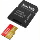 Карта пам`ятi MicroSDXC512GB C10 UHS-I SanDisk Extreme V30 U3 R190/W130MB/s + SD (SDSQXAV-512G-GN6MA)