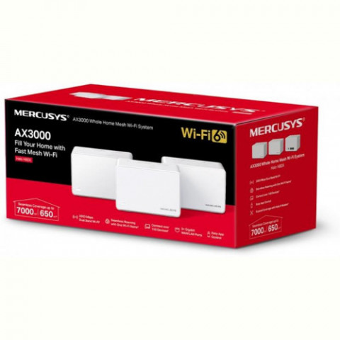 WiFi Mesh-система Mercusys Halo H80X 3-pack