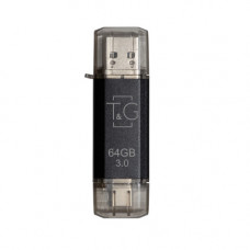 Флеш-накопичувач USB 3.0 64GB Type-C T&G 009 Star Series Black (TG009TC-64GBK3)