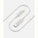 Кабель Luxe Cube USB Type C-Lightning, 3А, 1м, білий (8886668686693)