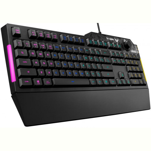 Клавіатура Asus TUF Gaming K1 USB Black UKR (90MP01X0-BKMA00)