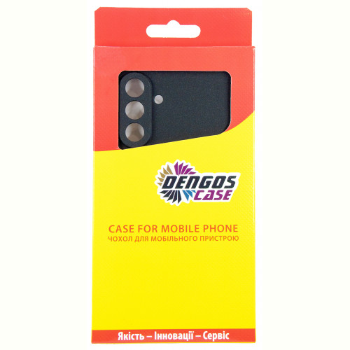 Чохол-накладка Dengos Carbon для Samsung Galaxy A26 SM-A266 Black (DG-KM-137) + захисне скло