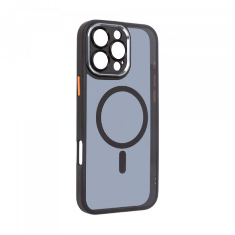 Чохол ArmorStandart Unit MagSafe SE для Apple iPhone 16 Pro Max Black Orange (ARM81150)