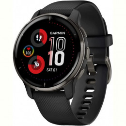 Смарт-годинник Garmin Venu 2 Plus Slate/Black with Black Band (010-02496-51)