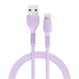 Кабель ACCLAB AL-CBCOLOR-L1PP USB-Lightning 1.2м Purple (1283126518218)