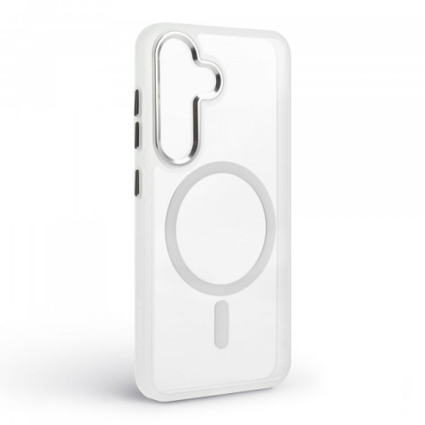 Чохол ArmorStandart Unit MagSafe для Samsung S25 Matte Clear Silver (ARM82261)