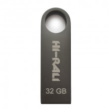 Флеш-накопичувач USB 32GB Hi-Rali Shuttle Series Black (HI-32GBSHBK)