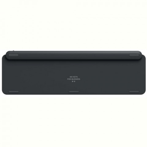 Клавіатура бездротова Logitech MX Keys Advanced for Business Wireless Illuminated UA Graphite (920-010251)