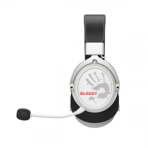 Навушники ігрові Bloody MR590 (Sport White), колір чорно-білий