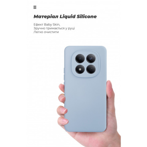 Чохол ArmorStandart ICON для Xiaomi Redmi Note 15 Pro 4G Camera cover Winter Blue (ARM89820)