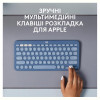 Клавіатура бездротова Logitech Wireless K380 for MAC UA Blueberry (920-011180)