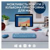 Клавіатура бездротова Logitech Wireless K380 for MAC UA Blueberry (920-011180)