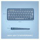Клавіатура бездротова Logitech Wireless K380 for MAC UA Blueberry (920-011180)