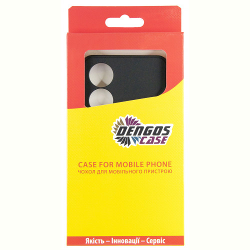 Чохол-накладка Dengos Carbon для ZTE Blade A34 Black (DG-TPU-CRBN-220)
