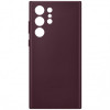 Чохол-накладка Samsung Leather Cover для Samsung Galaxy S22 Ultra SM-S908 Burgundy (EF-VS908LEEGRU)