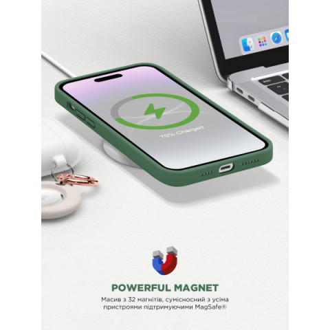 Чохол ArmorStandart ICON2 MagSafe для Apple iPhone 14 Pro Max Olive (ARM68415)