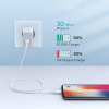 Кабель Ugreen US171 USB-C - Lightning, 1.5м, White (60748)