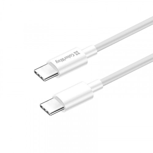 Кабель ColorWay USB Type-C - USB Type-C (M/M), PD Fast Charging 65W, 3.0 А, 1 м, White (CW-CBPDCC055-WT)