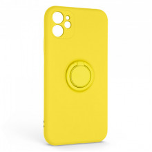 Чохол ArmorStandart Icon Ring для Apple iPhone 11 Yellow (ARM68645)