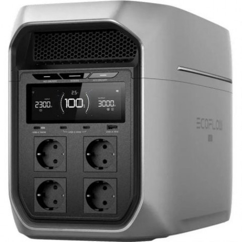 Портативна зарядна станція EcoFlow DELTA 3 Max Plus, 3000W/2048Wh (EU)