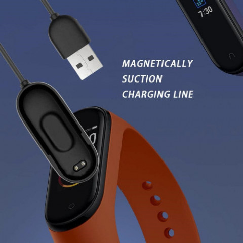 Кабель USB SK для Xiaomi Mi Band 4 Black (00000074588)