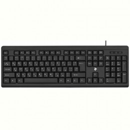 Клавіатура 2E KS108 Slim Ukr (2E-KS108UB) Black USB